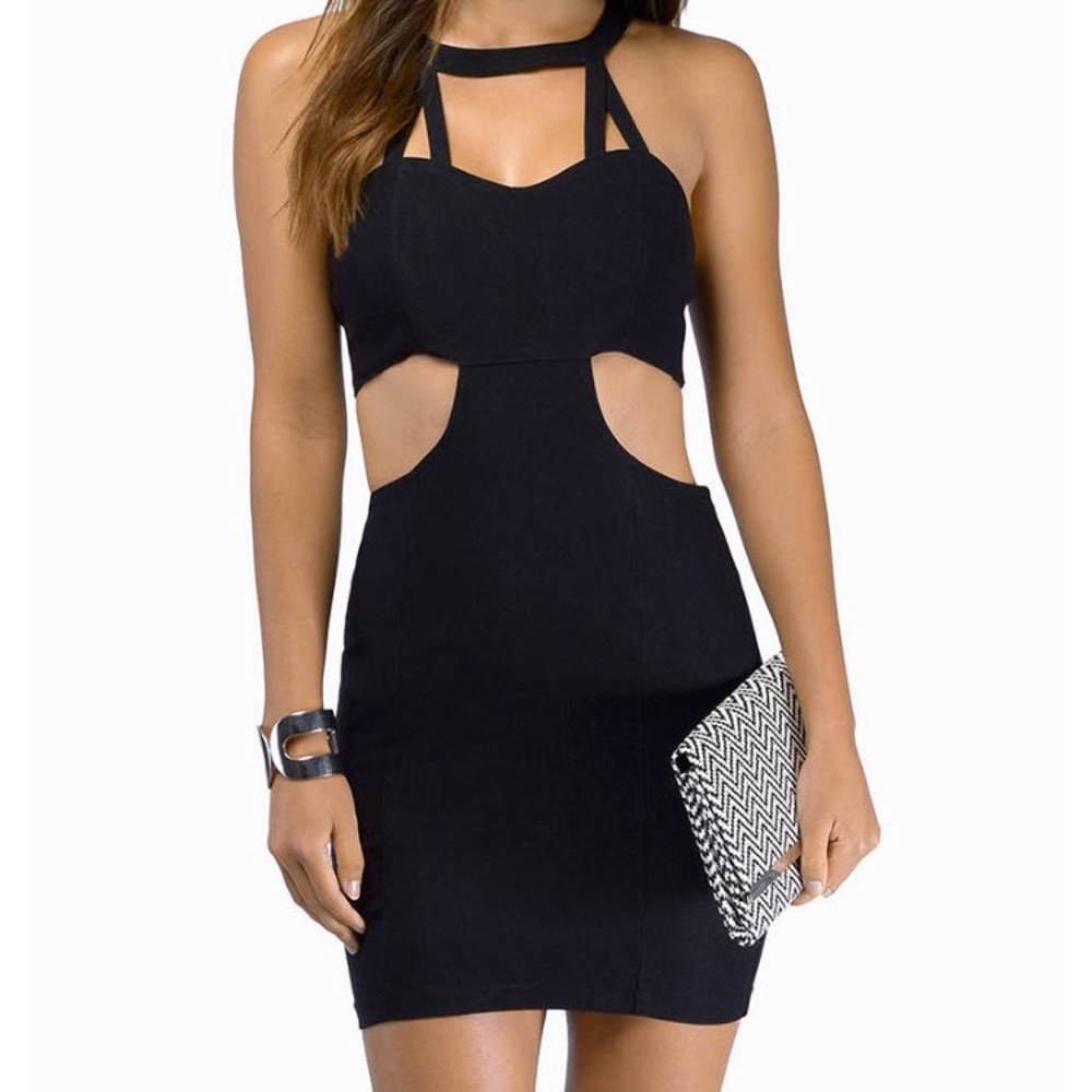 Tobi Black mini dress